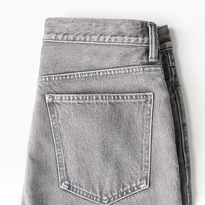 Pantalon cargo confortable coupe droite taille haute 100 % coton, motif imprimé délavé à l'acide foncé, style streetwear décontracté - Product Image 4