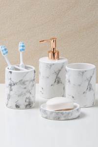 ชุดอุปกรณ์จัดระเบียบห้องน้ำ, ชุดห้องน้ำสุดหรู, อุปกรณ์ตกแต่งห้องน้ำทันสมัย, ชุดตกแต่งห้องน้ำ, ชุดของใช้จำเป็นในห้องน้ำ - Product Image 6