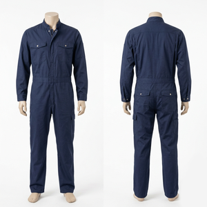 Overol de Seguridad para Hombre, 260 GSM, Polialgodón Premium, Naranja, Cinta Reflectante de Alta Visibilidad, Ropa de Trabajo, Logotipo Personalizado - Product Image 6