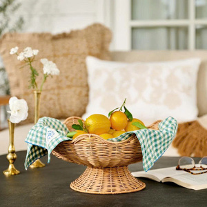 ชุดชามฐานหวายทรงเปลือกหอยคลาสสิกสำหรับจัดแสดงผลไม้และตกแต่งโต๊ะ - Product Image 3