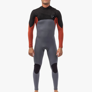 Combinaison de plongée intégrale en néoprène 2,0 mm personnalisée avec logo frontal et fermeture éclair sur la poitrine, écologique, antibactérienne, unisexe, pour la plongée, le surf et la natation - Product Image 1