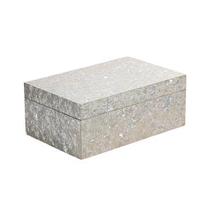 Elegante Caja de Almacenamiento de Joyas Decorativa de Lujo Hecha a Mano con Incrustaciones de Madreperla Rectangular Ecológica para Decoración del Hogar Ramadán Eid - Product Image 1