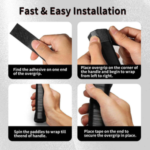 OEM Silicone Elastic <b>Pickleball</b>/Padel <b>Racket</b> Grip Cover Durable Octagonal Honeycomb Handle Protective Padel <b>racket</b> accessories - Product Image 5