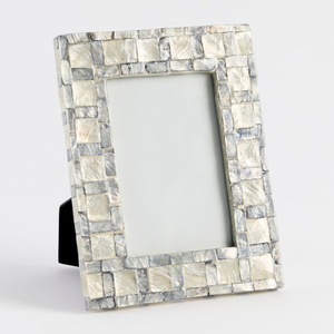 Handcrafted Modern Capiz Shell inlay 5x7 Picture <b>Frame</b> Display <b>Photo</b> <b>Frames</b> for Tabletop from Vietnam - Product Image 1