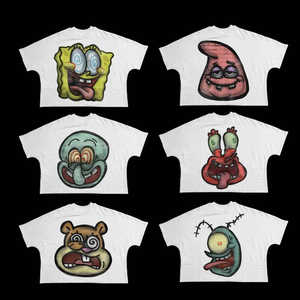 Camiseta de Manga Corta para Hombre, Personalizada, de Algodón 100%, 180 g/m², Ecológica, Corte Cuadrado, Hombros Caídos, Transpirable, Anti-Pilling - Product Image 5