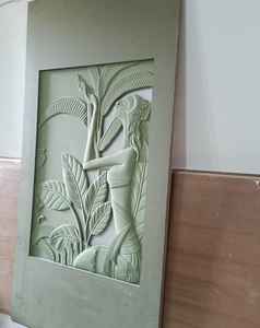 แผ่นผนัง MDF 3 มิติ HDHMR หนา 25 มม. แผ่นผนังตกแต่ง 3 มิติ แผ่นผนัง MDF 3 มิติความหนาแน่นสูงสำหรับตกแต่งบ้าน - Product Image 5