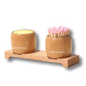 Candelabro de luces de té multiusos con bandeja decorativa - Product Image 5