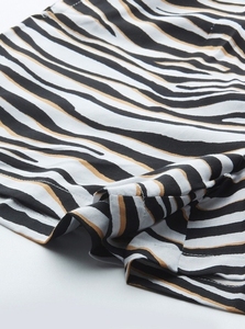 Women's Zebra Print Shorts Safari Style <b>Animal</b> <b>Pattern</b> Casual Fit - Product Image 4