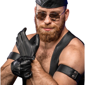 Máscara de Cuero para Hombre, Estilo Dungeon, Media Capucha, Cuero Genuino Premium, Ajuste Seguro, Ropa de Club - Product Image 3