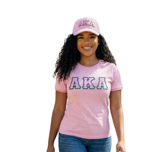 Gorra Deportiva Transpirable de Malla Bordada en Rosa, Verde y Negro con Letras Griegas, Ajustable y Flexible para Mujer, Uso Diario - Product Image 2