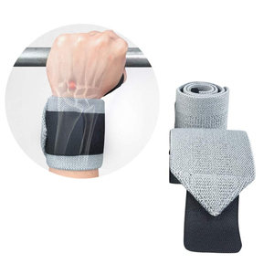 Support de poignet en néoprène personnalisé, antidérapant, robuste, pour la musculation et le bodybuilding - Unisexe, réglable, respirant, complet - Product Image 1