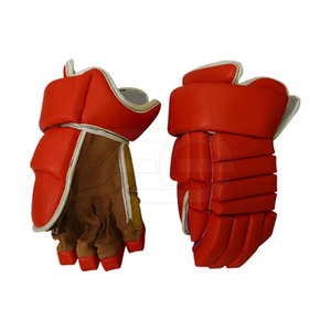 Best Design High Quality Men Lacrosse <b>Gloves</b> Soft Leather Breathable Comfortable Fit Adjustable Strap - Product Image 2