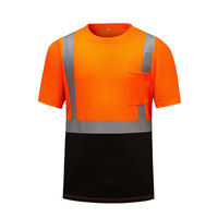 Camisetas de Trabajo Industriales de Alta Durabilidad y Alta Visibilidad, Certificadas por la CE, Tejido de Poliéster Transpirable, Ajuste Cómodo para el Trabajo Diario