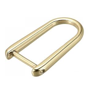 OEM Wholesale Zinc Alloy D-Rings Screw in Shackle U Shape D Ring Buckles for Purse, <b>Bag</b> <b>Strap</b> & Keychain Hardware Accessories - Product Image 1