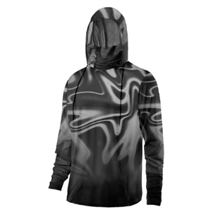 Chemise de pêche à capuche pour homme, manches longues, protection UV UPF 50, séchage rapide, respirante, impression sublimée, polyester, vêtements de sport, extérieur - Product Image 4