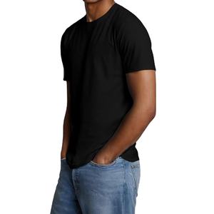 Camiseta de Cuello Redondo para Hombre, 100% Algodón, con Logotipo Personalizado, Camiseta de Alta Calidad para Hombre 2026 - Product Image 1