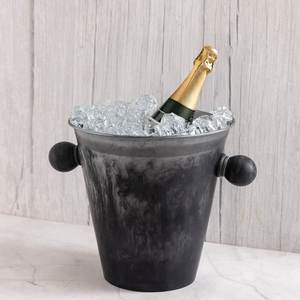 Resin Ice Bucket Large Designer Beverage Cooling Tub For <b>Wine</b> Beer Ice Storage <b>Container</b> For Home Bar Hotel Party - Product Image 6