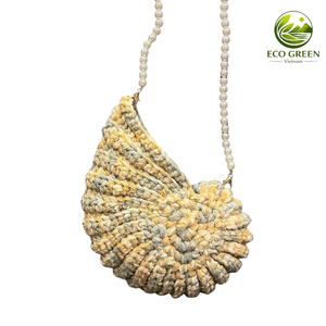 Beach Ready Seashell Crochet <b>Bag</b> Handmade Summer Coastal <b>Tote</b> <b>Knit</b> Shoulder <b>Bag</b> Eco Friendly Women 2026 Trendy OEM ODM - Product Image 1