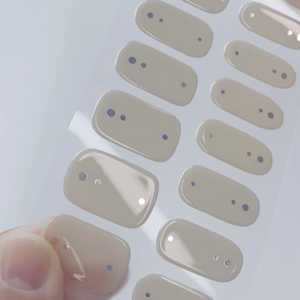 Gel pour ongles de qualité salon 100% réel coréen, autocollants pour ongles en gel, manucure en gros, certifié végétalien, sans cruauté, argent - Product Image 5