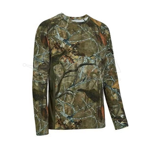Camisas de Caza Duraderas de Manga Larga para Hombre RICSA, Tela Elástica de Poliéster/Algodón, Transpirable, de Secado Rápido, Ecológica y Ligera - Product Image 2