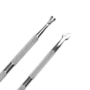 สติ๊กเกอร์ติดหนังกำพร้าเล็บ 2 ชิ้น พรีเมี่ยม ที่ดันหนังกำพร้าและตัดเล็บมือเล็บเท้าแบบมืออาชีพ ปลายสองด้าน - Product Image 5