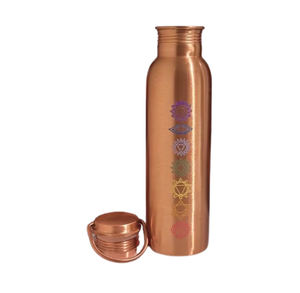 Health Benefits Pure <b>Copper</b> Metal <b>Bottle</b> Medium Size <b>Bottle</b> Indian Handcrafted <b>Drinking</b> Classic Design <b>Copper</b> <b>Bottle</b> - Product Image 3