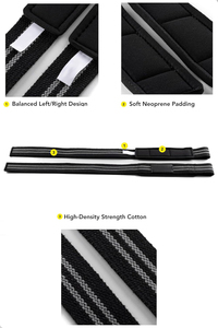 Sangle de maintien réglable en coton pour poignet, idéale pour la musculation et l'entraînement en salle de sport, attelle respirante pour hommes et femmes - Product Image 3