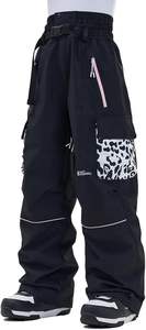 Pantalones de nieve personalizados en venta a precio económico, pantalones impermeables para esquí de invierno para hombres y mujeres, ropa transpirable para snowboard al por mayor. - Product Image 2