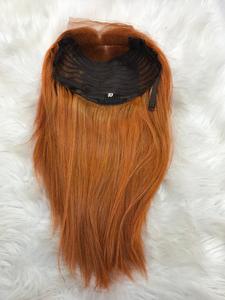 Pelucas delanteras de encaje recto largo Encaje transparente con cabello Remy Pelucas de cabello humano hechas a máquina - Product Image 6