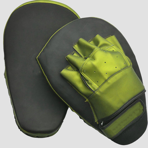 High Quality Genuine Leather Quick Dry Focus Pads Punch Mitts Boxing Gloves MMA Muay Thai Kickboxing Martial Arts Training Gear - Product Image 4