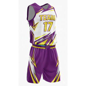 Uniformes de Baloncesto Personalizados con Bordado al por Mayor, Logotipos de Equipos, Suministro de Uniformes de Baloncesto con Impresión por Sublimación Completa, Camisetas de Baloncesto - Product Image 2