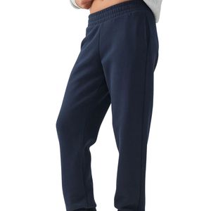Pantalones Deportivos de Felpa de Algodón para Mujer, Cintura Alta, Corte Holgado, Casuales, con Cintura Elástica, Venta al Por Mayor OEM - Product Image 4