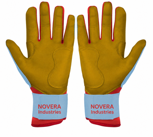 Gants de frappe pour enfants NOVERA INDUSTRIES en cuir de chèvre, antidérapants, durables, respirants, légers, à séchage rapide et écologiques - Product Image 2
