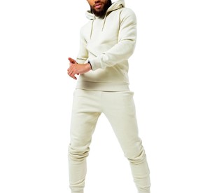 Survêtements d'hiver personnalisés pour hommes, les plus vendus, style streetwear, imprimés unis, respirants, confortables, légers, 100 % coton - Product Image 1