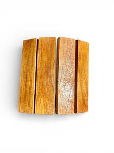 Posavasos de madera cuadrado y mantel individual decorativo de madera natural ecológico, posavasos de corcho personalizado para artículos calientes - Product Image 6