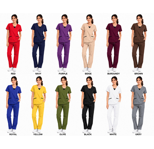 Tenues médicales personnalisées OEM avec logo pour femmes et hommes, uniformes d'hôpital, de chirurgie, de médecins et d'infirmières, vente en gros, faible MOQ - Product Image 4