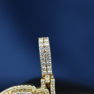 Personalized Custom Hip Hop Pendant 925 Sterling Silver Pendants Pass Tester VVS Moissanite Diamond Ice Out Letter Name Pendant - Product Image 4