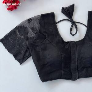 Blusa de punto de buena calidad con encaje calado, parte delantera acolchada, forro de algodón, lista para usar, proveedor indio, moda femenina - Product Image 4