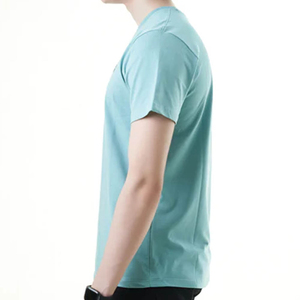 T-shirt à manches courtes pour homme, 100% coton, col rond, coupe classique, respirant, séchage rapide, vêtements décontractés - Product Image 3