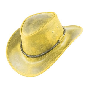 New <b>Western</b> Cowboy <b>Hat</b> Suede Warped Edge Men Women Outdoor Travel <b>Hat</b> Ethnic Cowboy <b>Hat</b> - Product Image 1