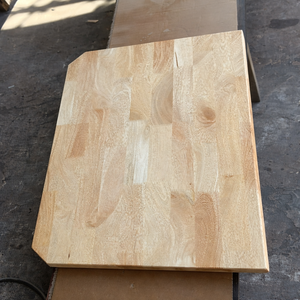 Planche de comptoir en bois de caoutchouc à joint en osier, panneau stratifié en bois massif, plateau de table durable, prix abordable, qualité supérieure, directement de l'usine - Product Image 6