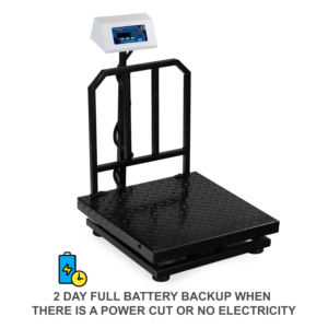 Báscula Comercial Digital de Plataforma Resistente de Alta Precisión ACE, Fabricada en Acero Suave, con Capacidad de 500 kg, Tipo Poste - Product Image 6