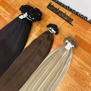 Extensiones de Cabello con Punta en U, Super Dobles, 100% Cabello Humano Virgen Remy, Hanoi, 100g - Product Image 1