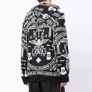 Sudadera con Capucha para Hombre a Precios Económicos, 100% Algodón, Forro Polar, Resistente al Viento, Ropa de Calle, Ropa de Invierno, Estampado Moderno de Alta Calidad - Product Image 3