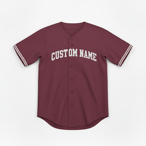 เสื้อเบสบอลผู้ชายสุดเท่ พรีเมียม คุณภาพดี ใส่สบาย ทนทาน พิมพ์ลายแบบซับลิเมชั่นเต็มตัว ชุดยูนิฟอร์มเบสบอล - Product Image 1