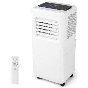 Condizionatore d'Aria Portatile 8000 BTU con Telecomando e Display LED per Casa, Auto, Camper, Uso Esterno, Nuovo, in Plastica, con Spina EU e AU - Product Image 2