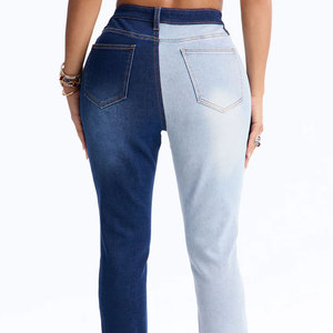 Denim Pencil Pants Women High Stretch <b>Elastic</b> Waist <b>Lace</b> up Jeans Slim Denims 2024 Streetwear Vintage Ankle Length Trousers - Product Image 3