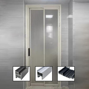 Puerta Plegable Interior de Fábrica, Puerta Corredera Triple de Baño con Manija Oculta - Product Image 4