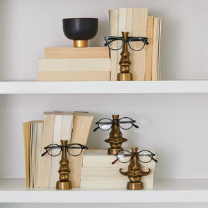 Soporte para Gafas con Diseño de Bigote Creativo, Escultura Moderna de Metal Hecha a Mano, Soporte Geométrico Abstracto para Gafas, para Oficina, Escritorio, Hogar - Product Image 2