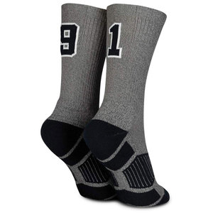 Chaussettes de sport athlétiques pour hommes, design personnalisé, chaussettes de performance pour le basketball, chaussettes de compression pour les équipes de basketball - Product Image 2